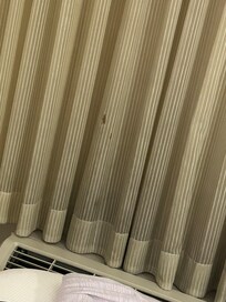 Tiny holes in curtain