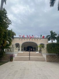 View of hotel front.