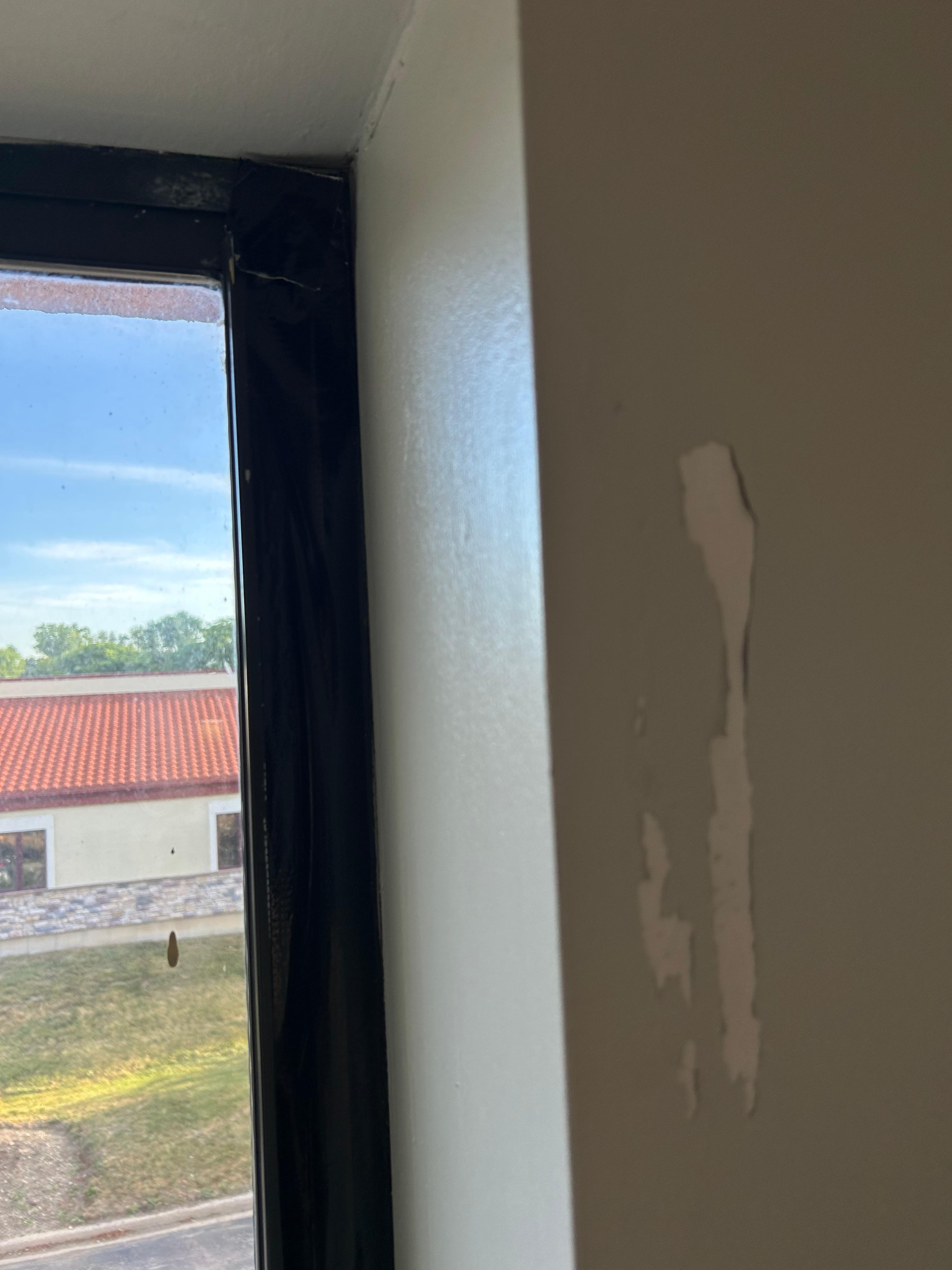 Peeling paint