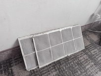 Caked with years of dust