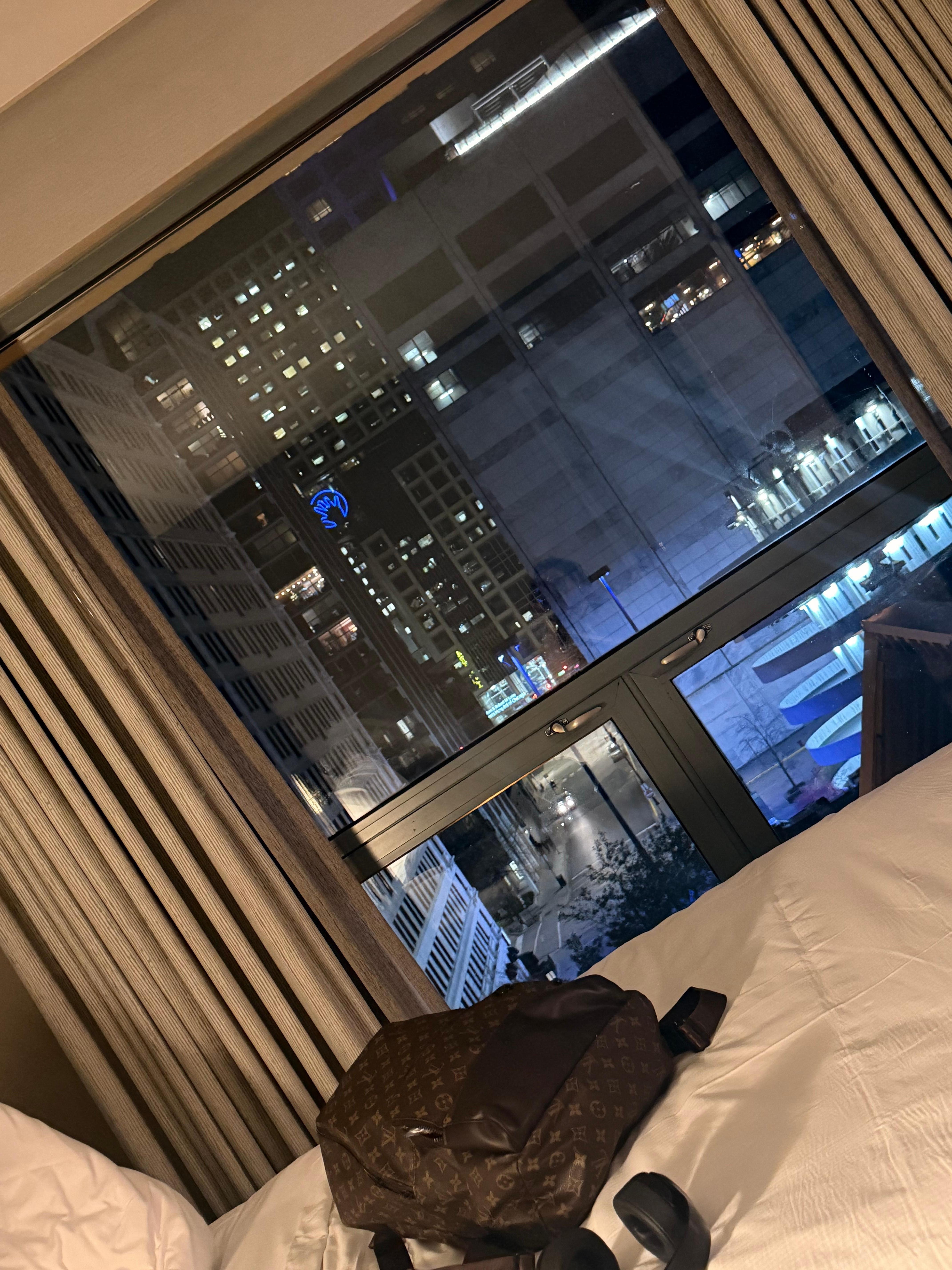 Awesome city view from my room! 