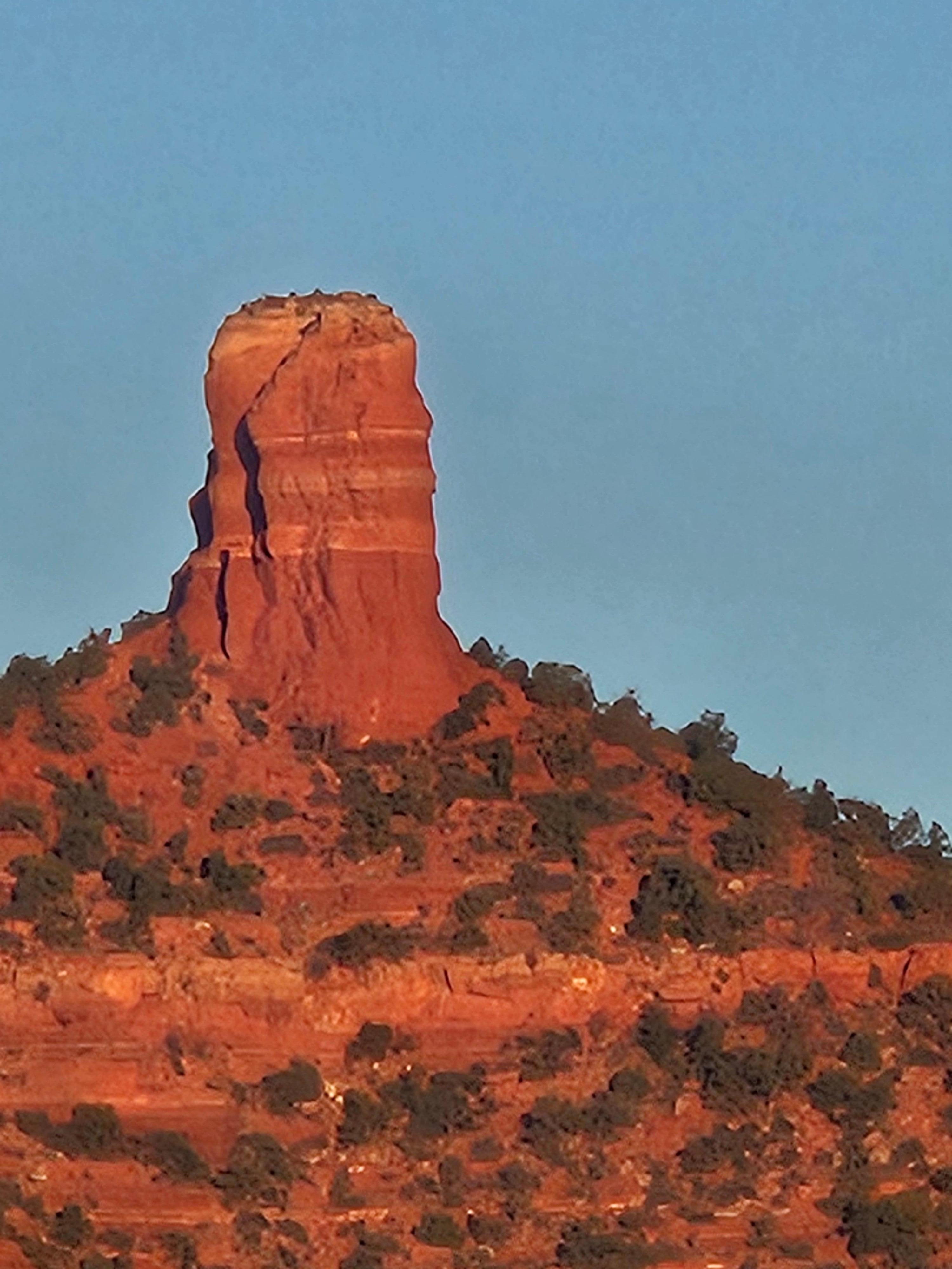View from the bedroom window.