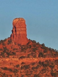 View from the bedroom window.