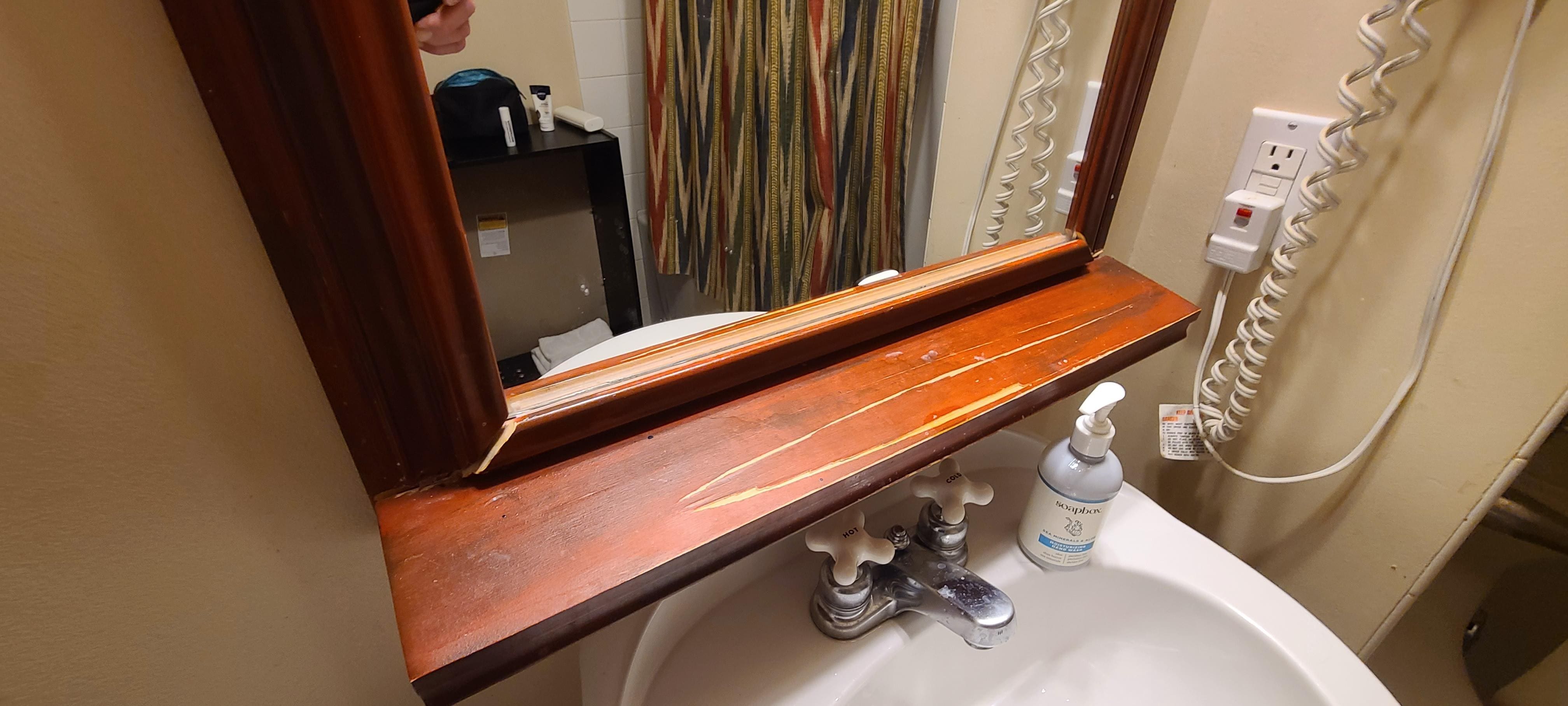 Broken Mirror Shelve