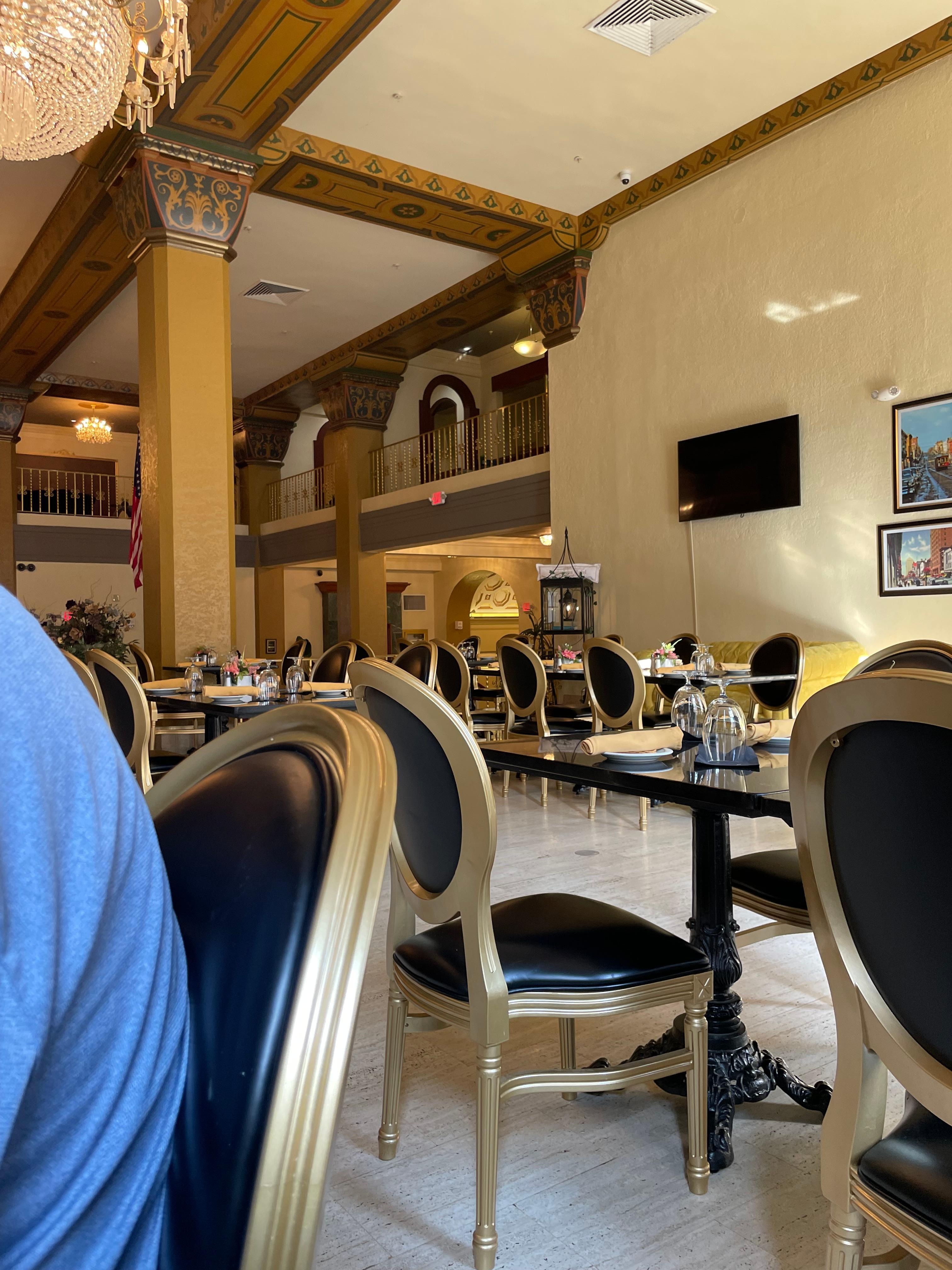 Main entrance dining area.