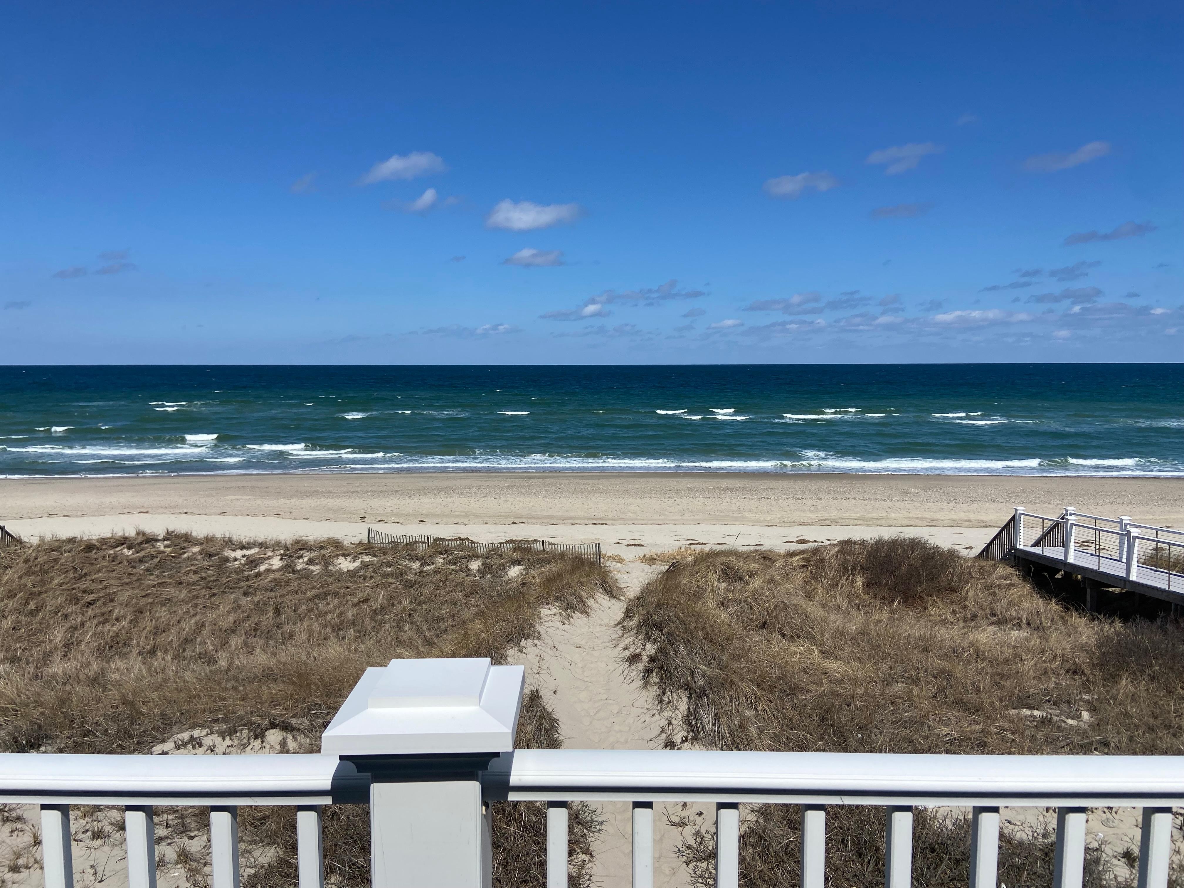 View from upstairs deck.