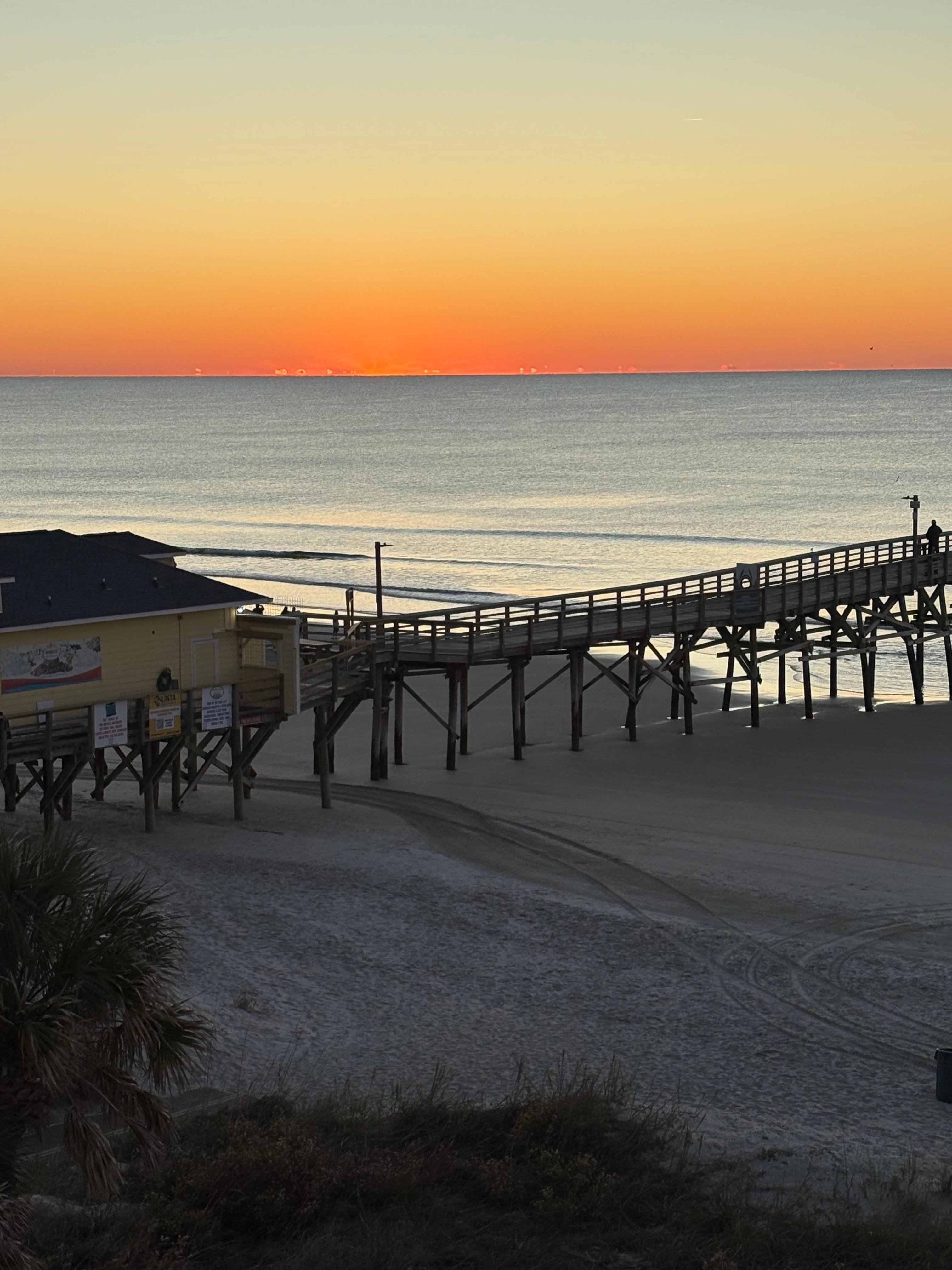 Great view of sunrise 