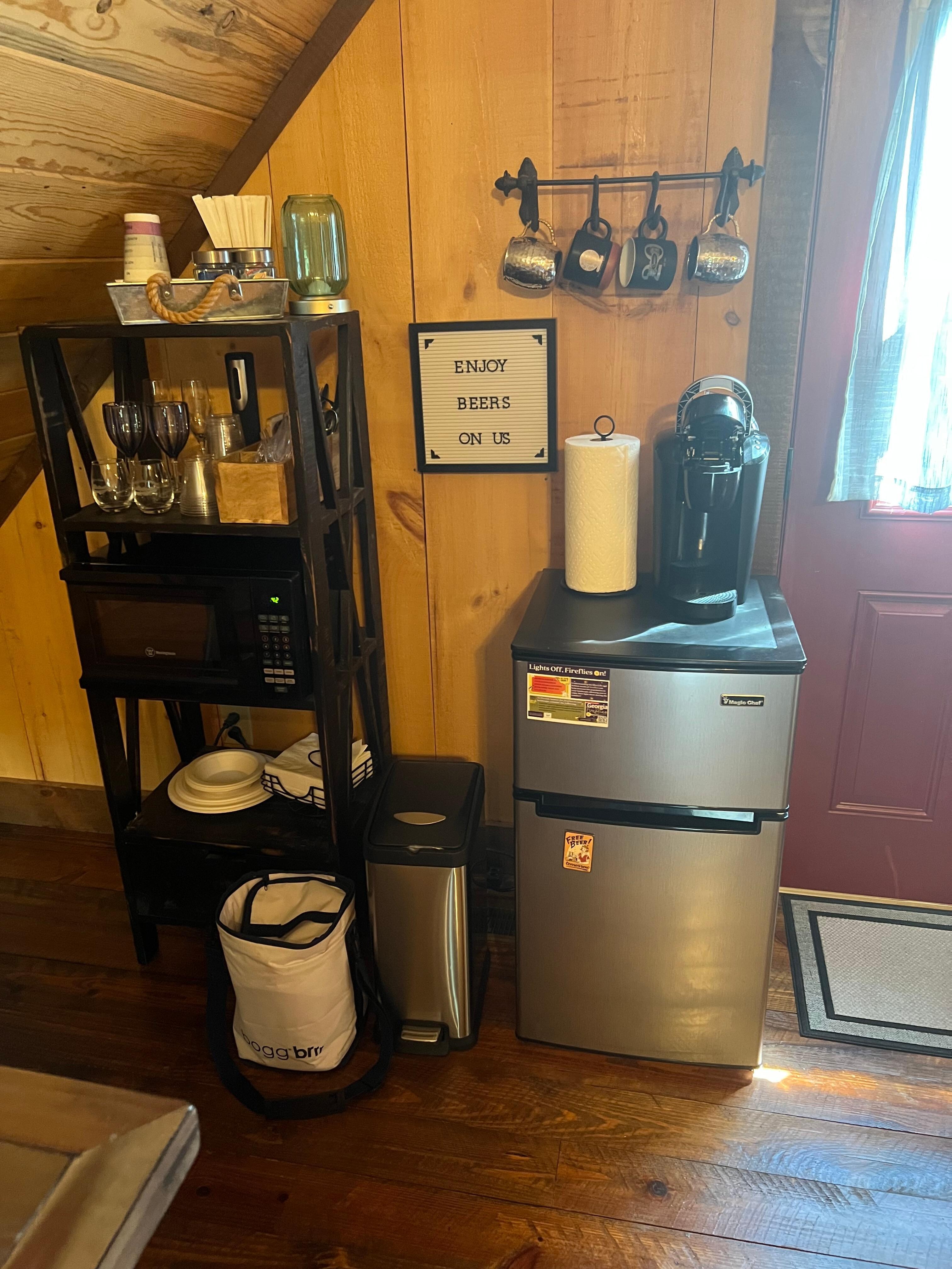 Kitchen nook was perfect for what we needed.