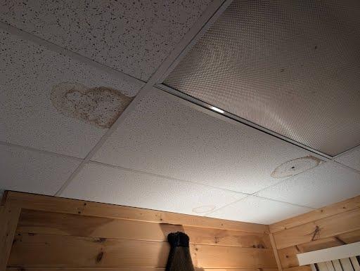 Fridge leaking through the ceiling