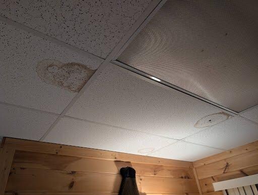 Fridge leaking through the ceiling