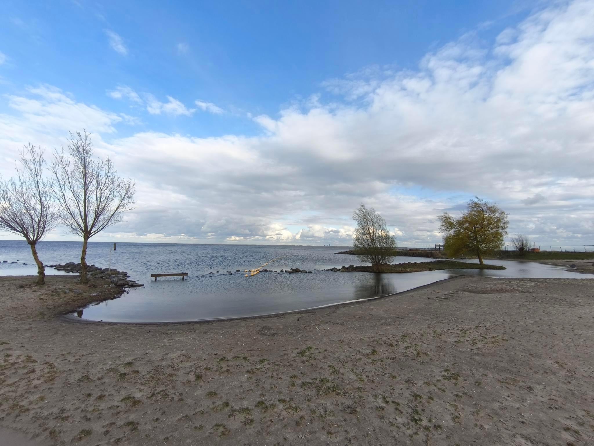 Petit plage du village de gîtes 
