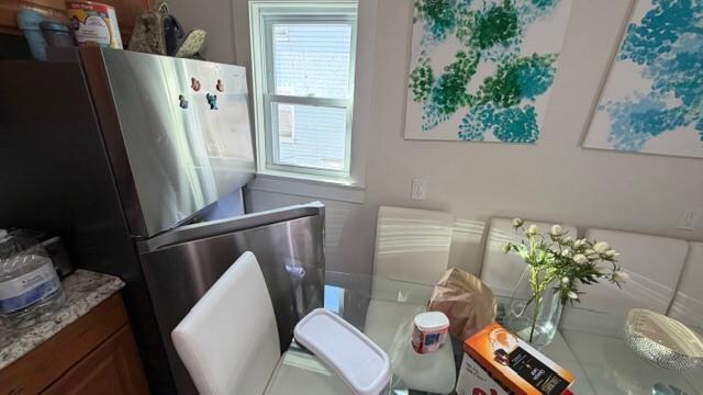 To use refrigerator you would need to climb around and stand at wall to open door less than 1/2 way