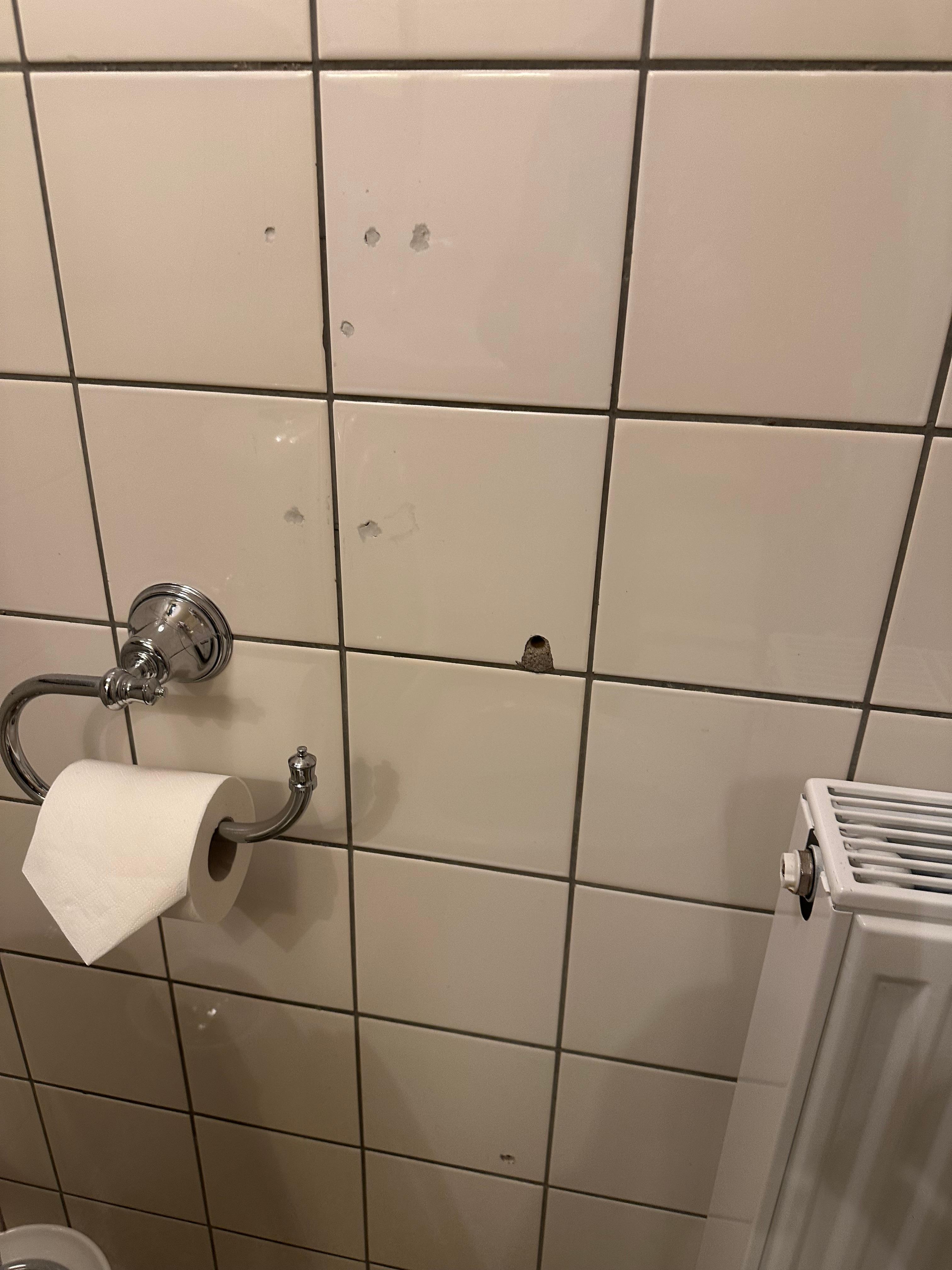 Holed walls like a Swiss cheese