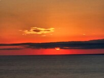 Gorgeous sunset our last night