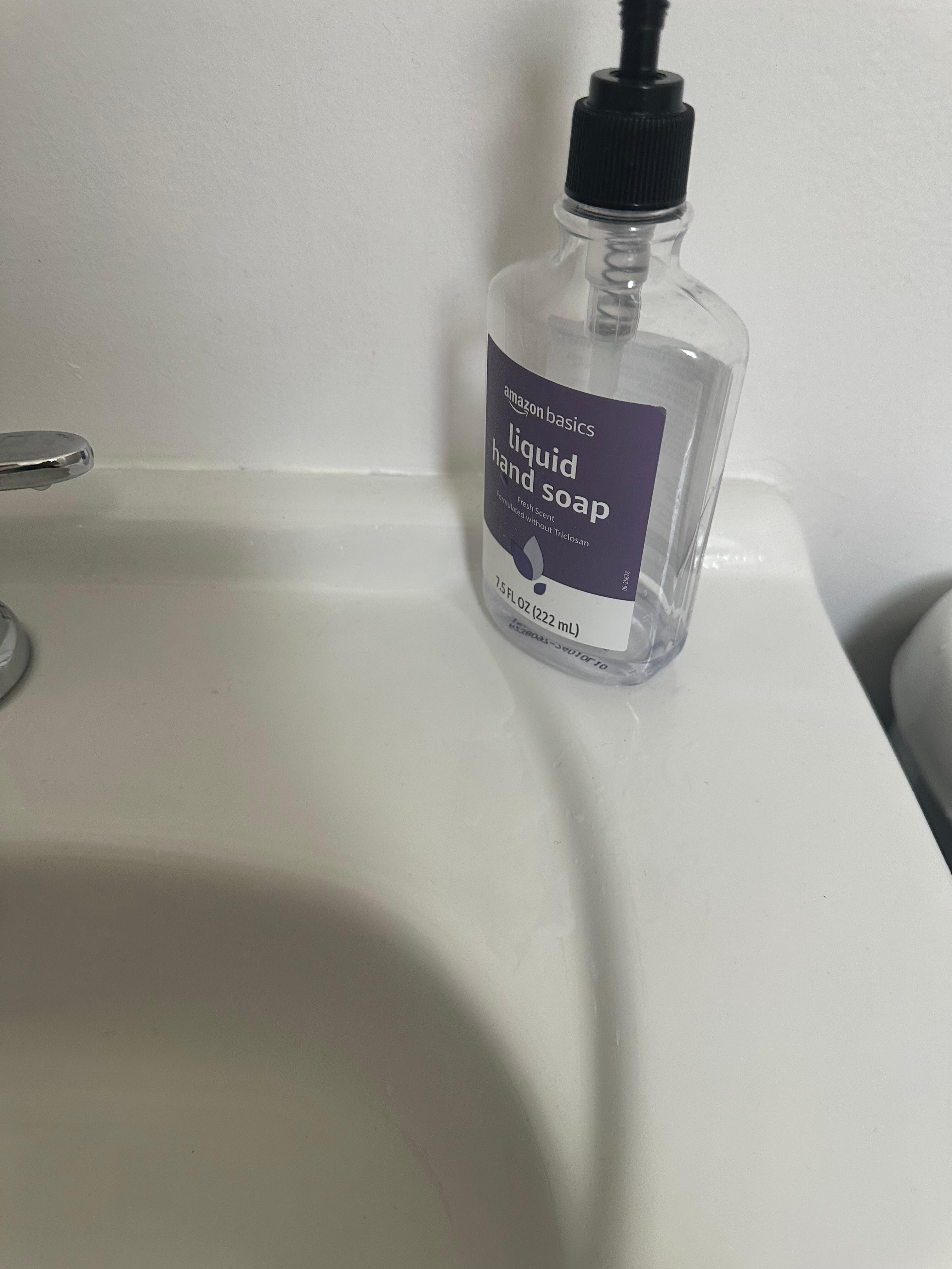 The hand soap provided for the entice unit. Only in the bathroom. None in the kitchen