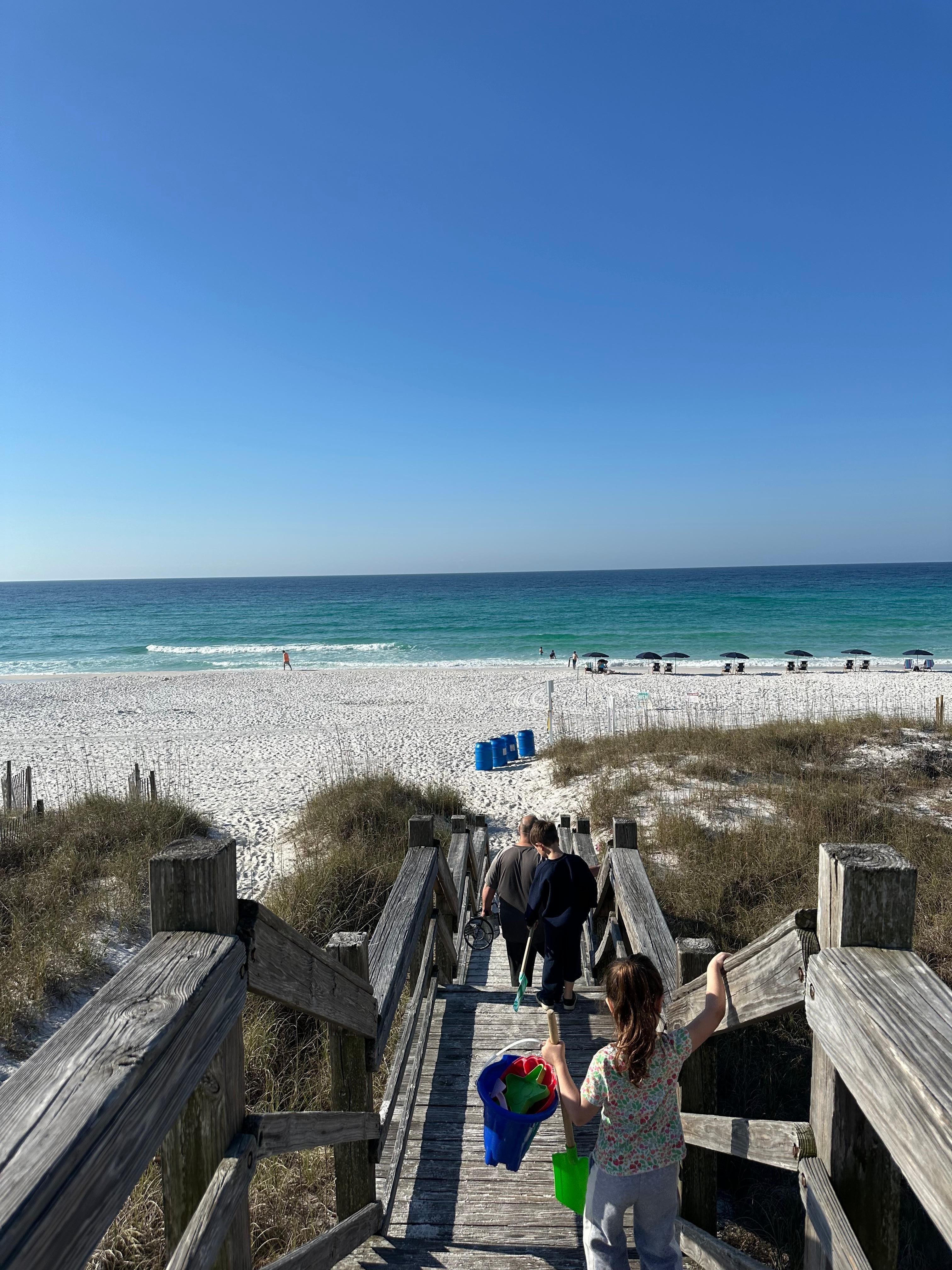 Beach across the street. 