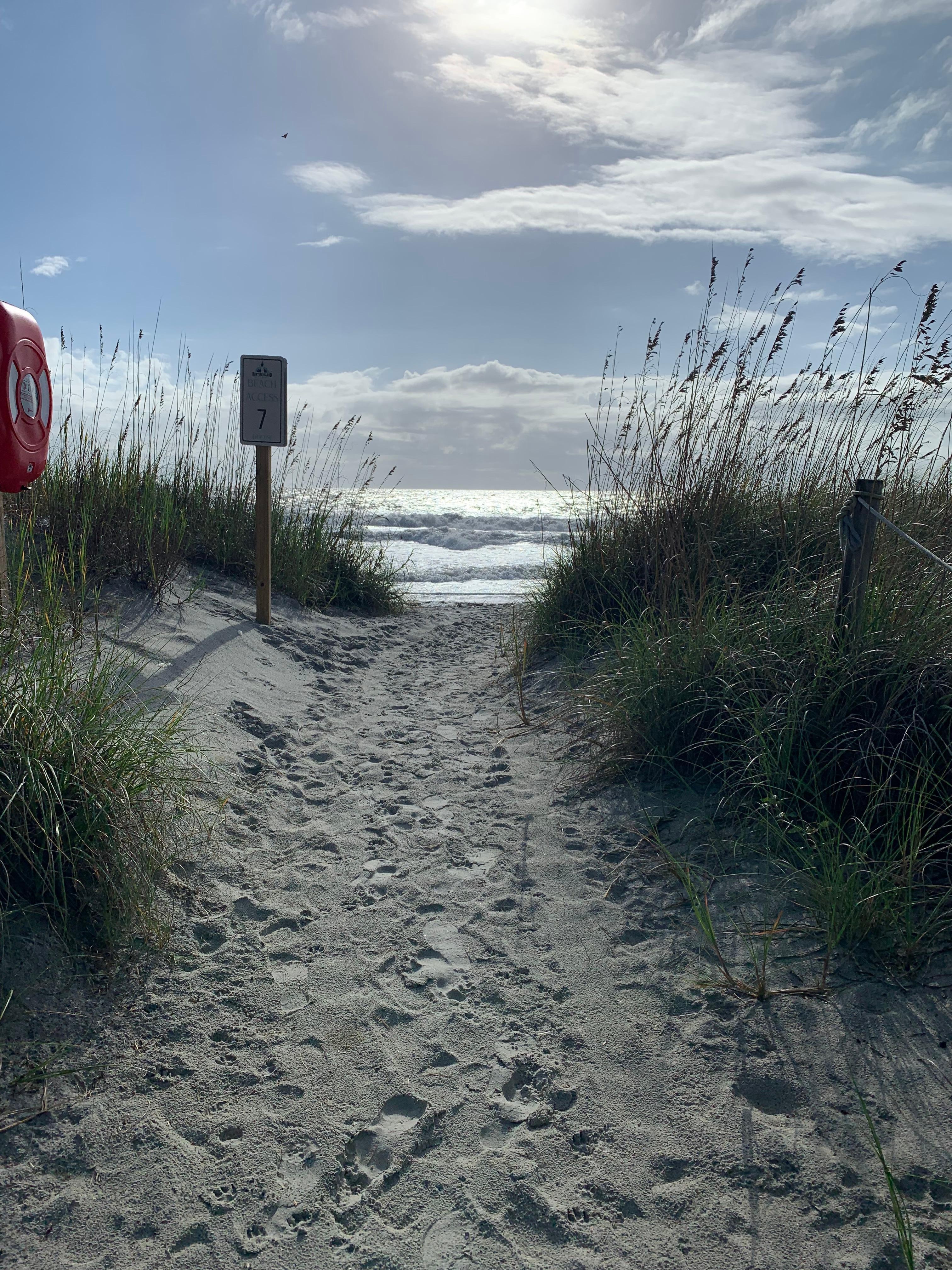 Walking out to Atlantic