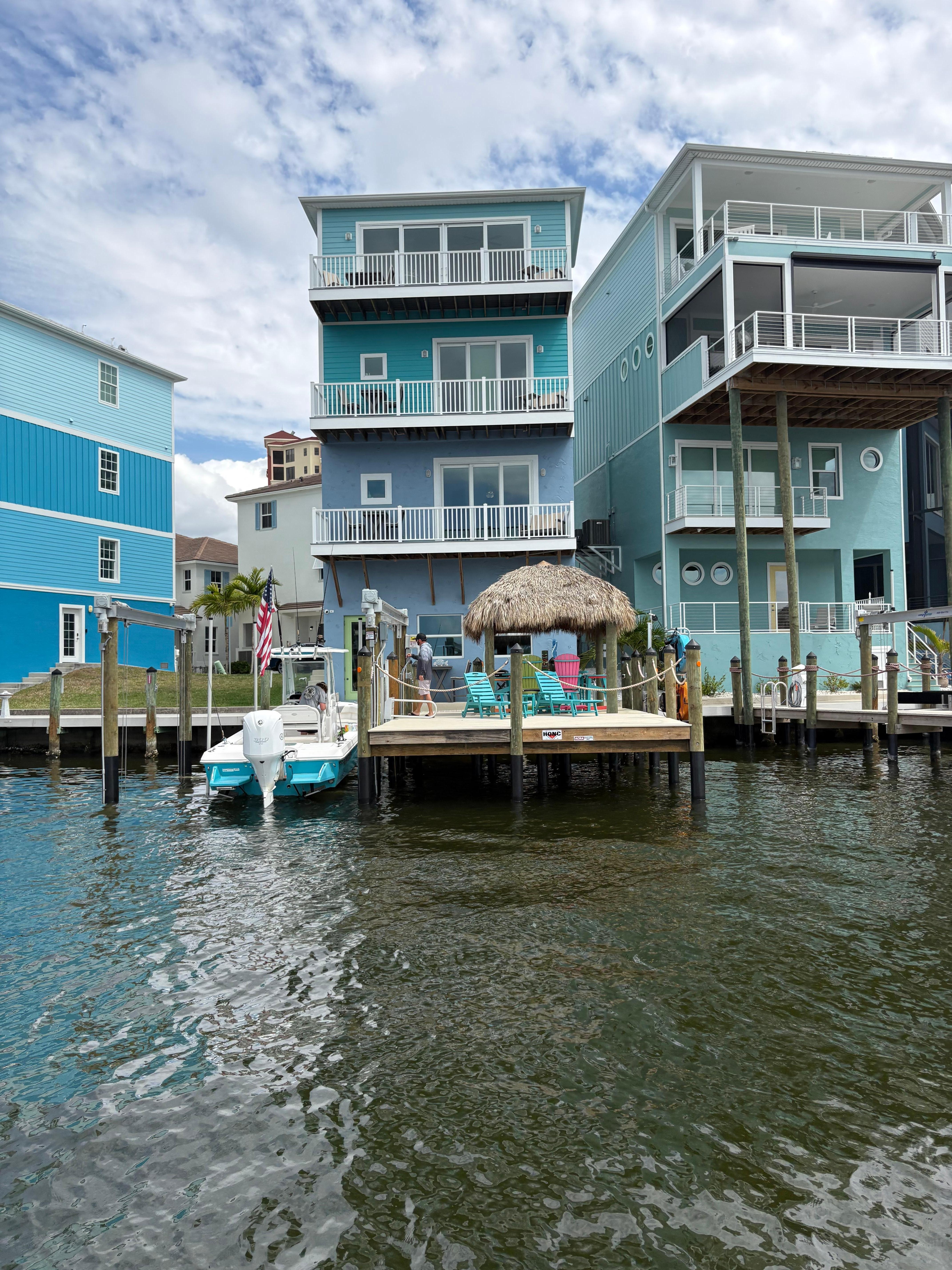 The backside from the water