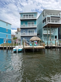 The backside from the water