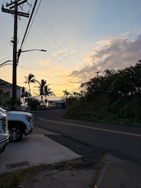 View when you walk to the street.