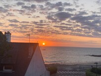 Sonnenaufgang vom Balkon