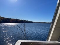 View from side of boathouse