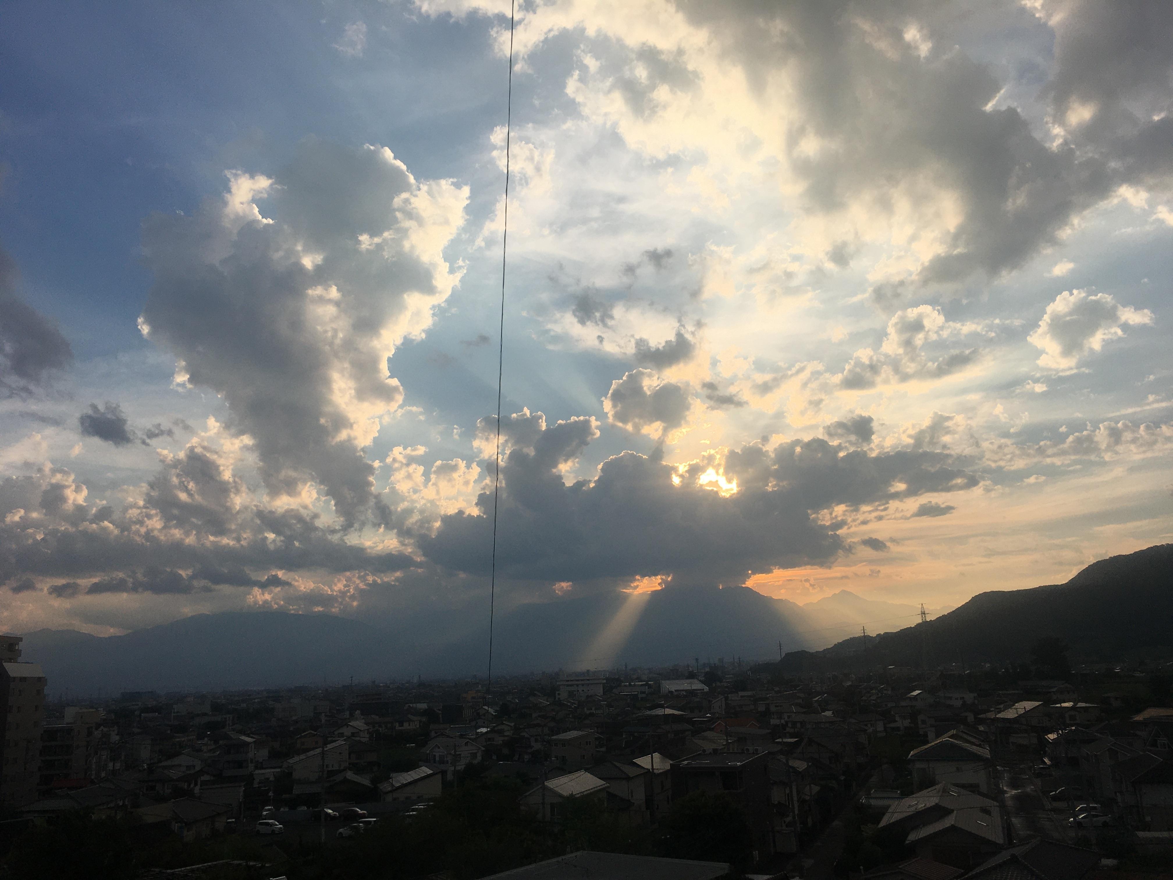 View from our room balcony