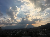 View from our room balcony