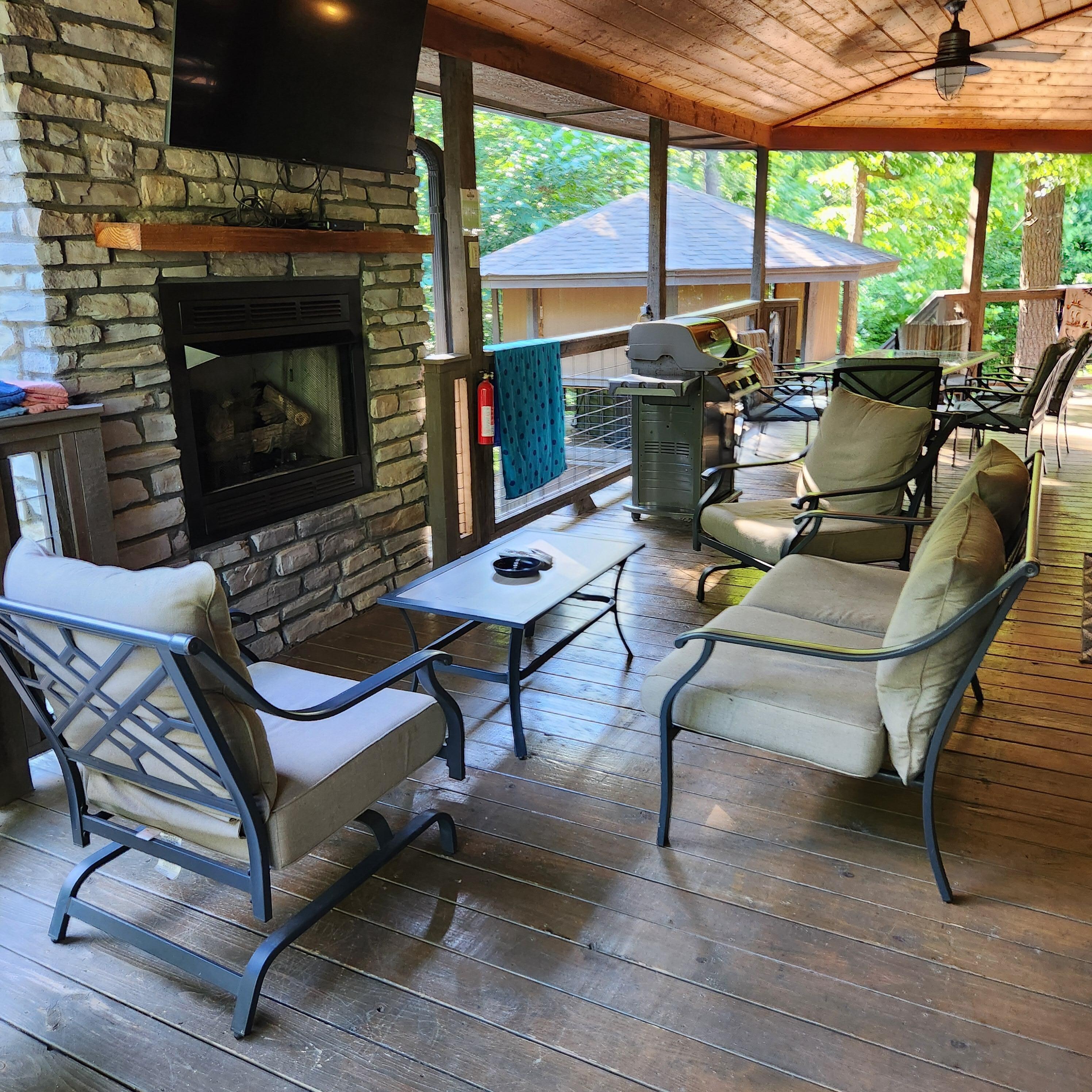The back porch