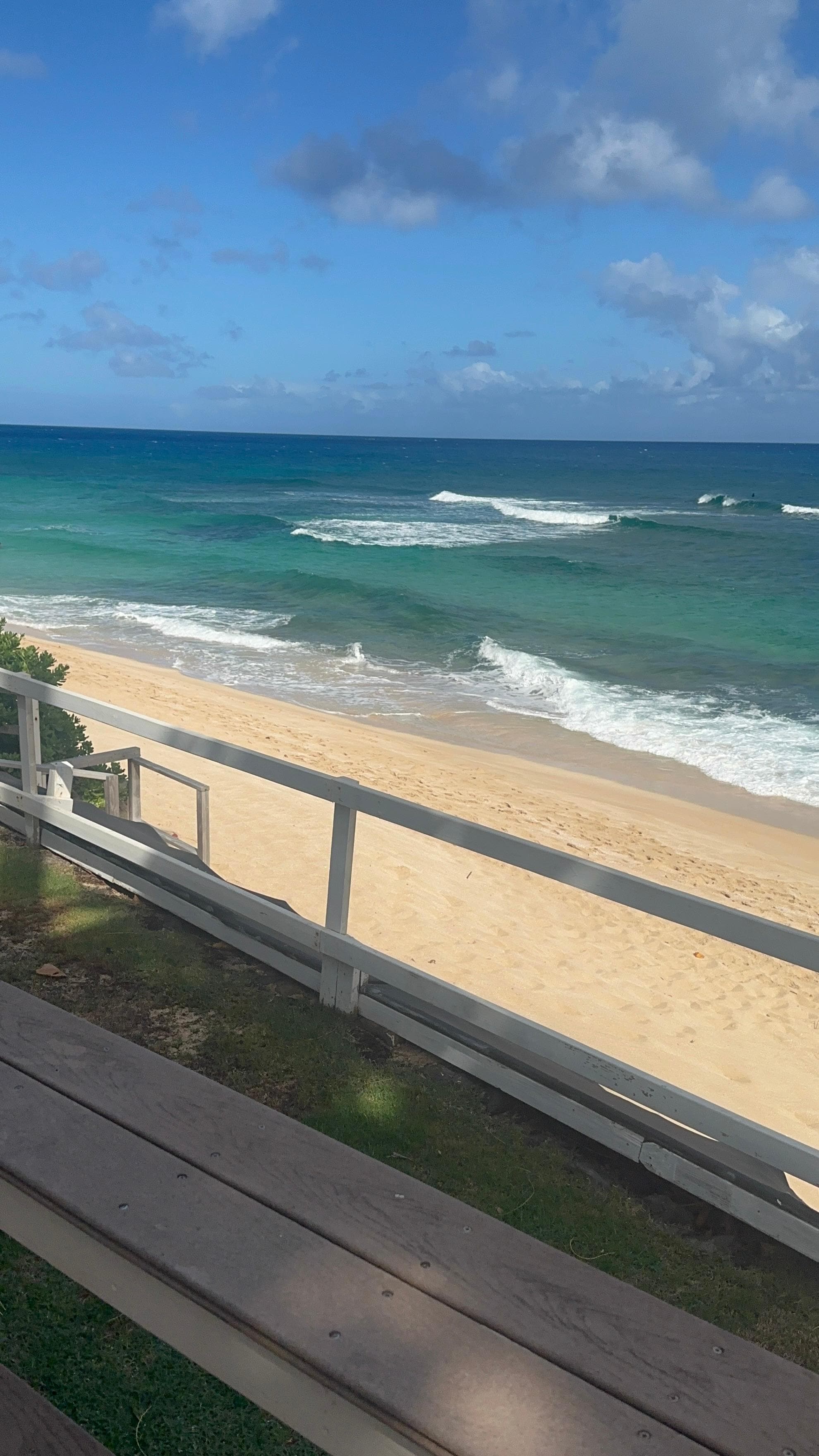 Loved listening to the waves from the back deck.