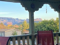 Mountain view from porch.