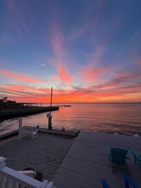 Sunset from deck