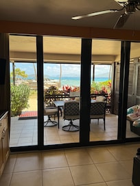 View from inside the condo.