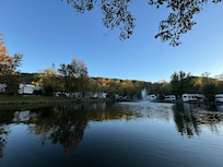 View from fishing at the pond!