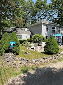 View of the house from the front.