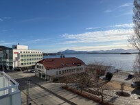 Utsikt fra rommets balkong