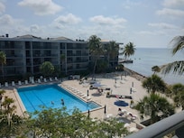 Pool view from the balcony