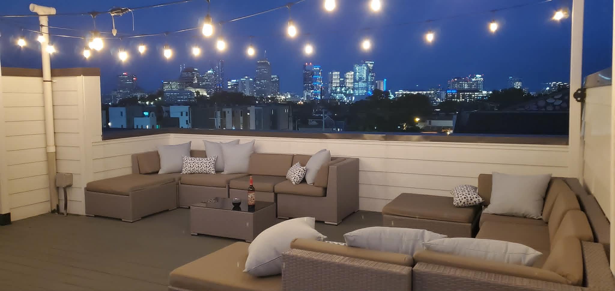 Rooftop night view