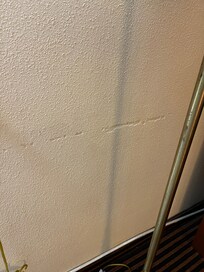 Damage on the walls