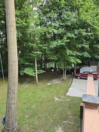 View from the back deck stairs