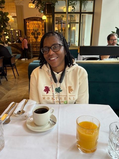 Breakfast at Hotel Birk, Montreal, Canada!