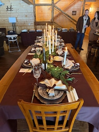 Our table setting for thanksgiving