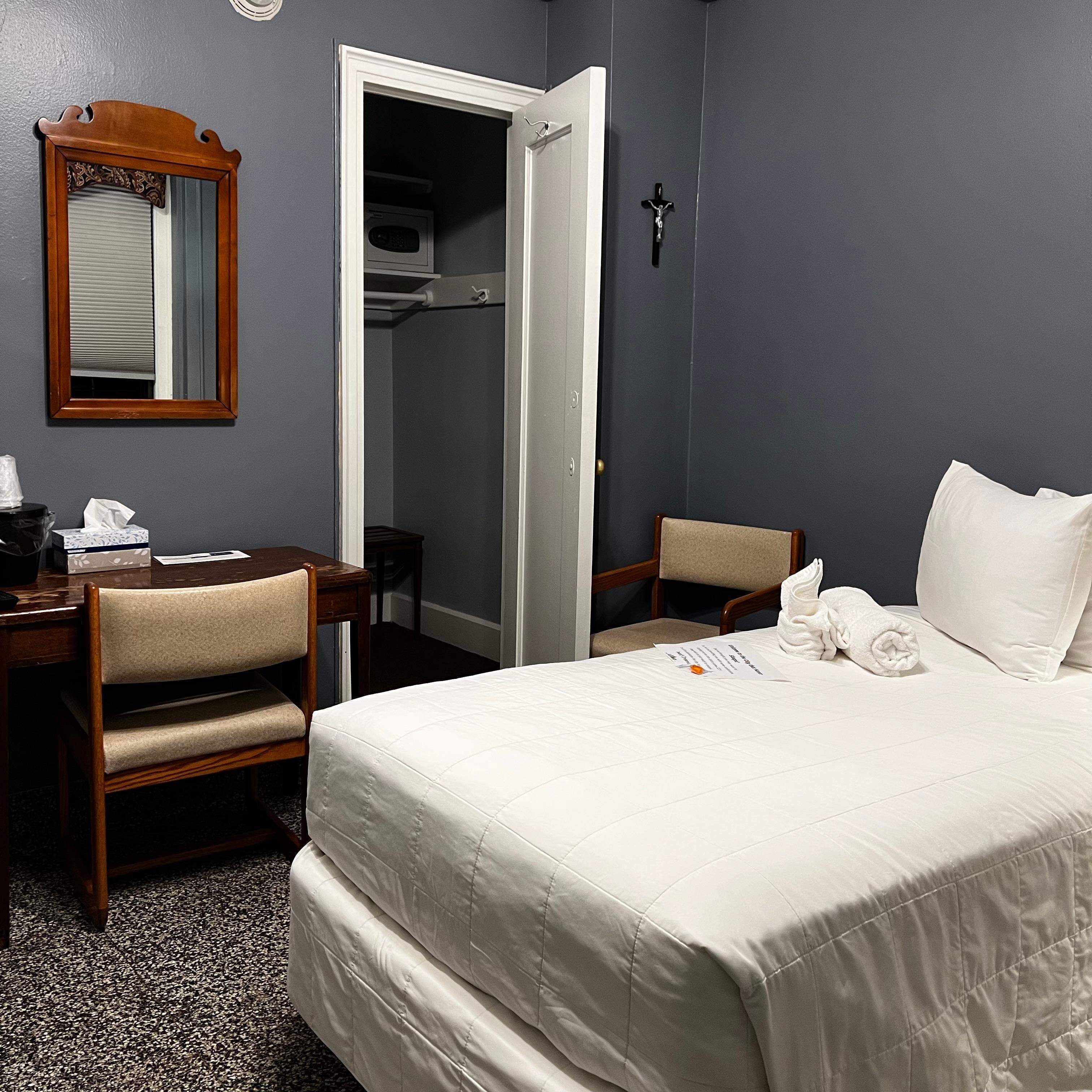 Enkeltværelse med half bath