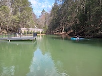 Kayaking in the pond