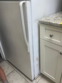 Rusted refrigerator
