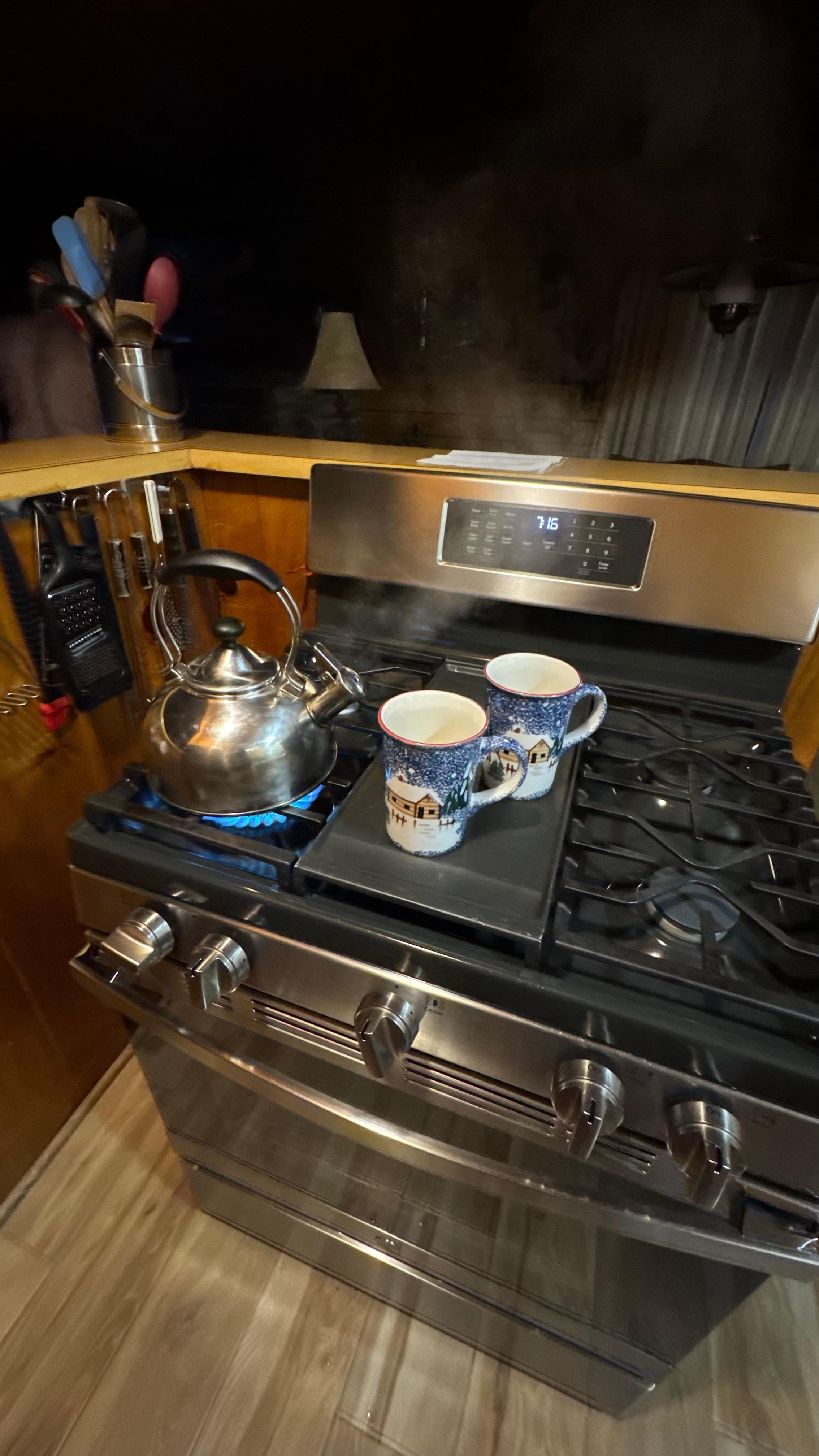 Enjoyed making coffee and drinking it out of the precious cups! It’s the small things…❤️