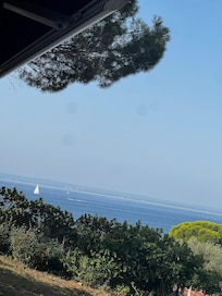 Aussicht vom Balkon