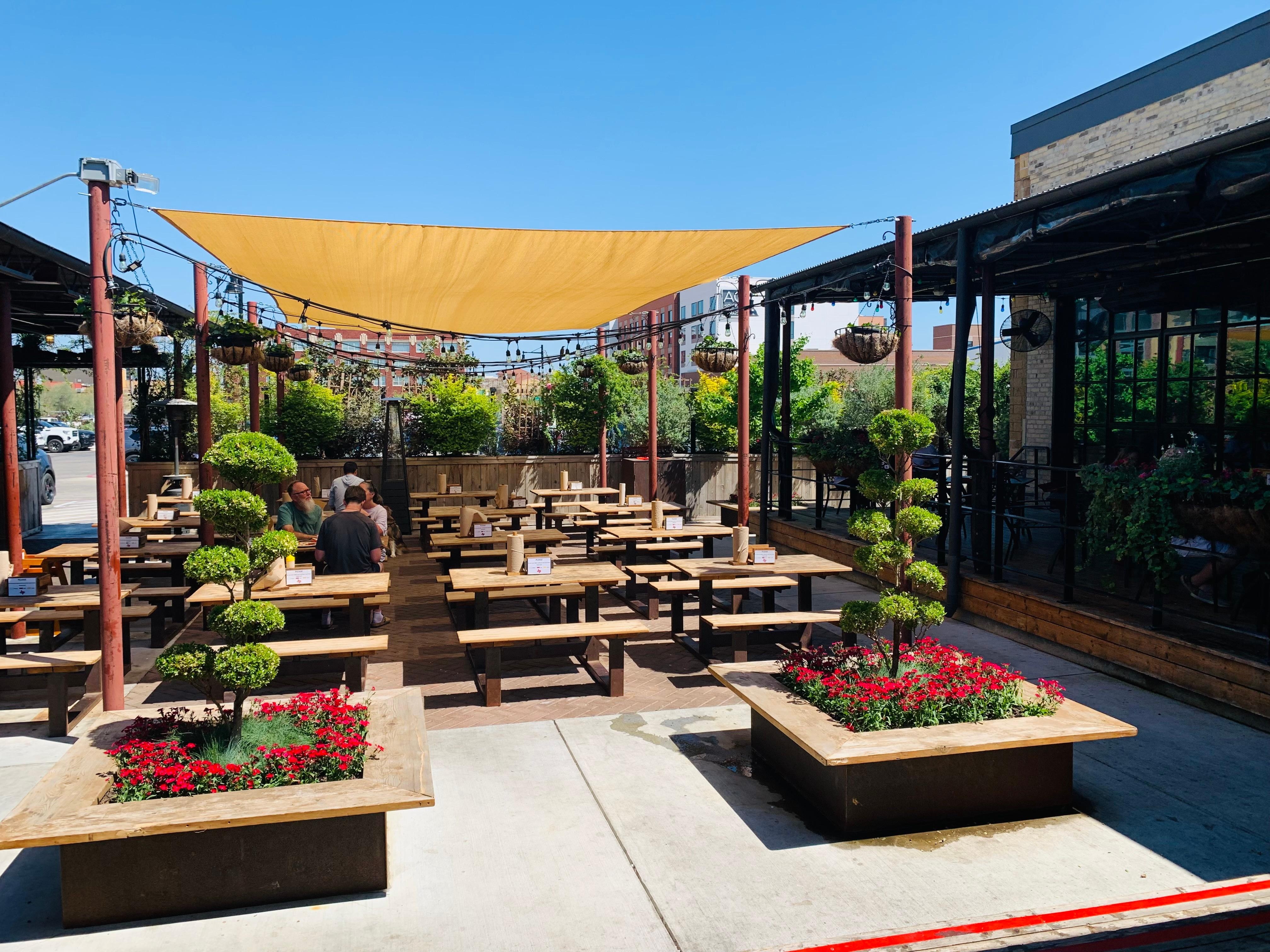 Patio at Terry Black’s BBQ