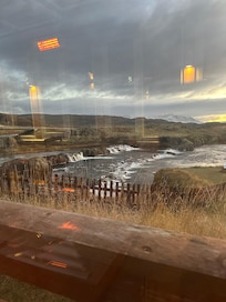 Another photo of the waterfall from the dinning patio