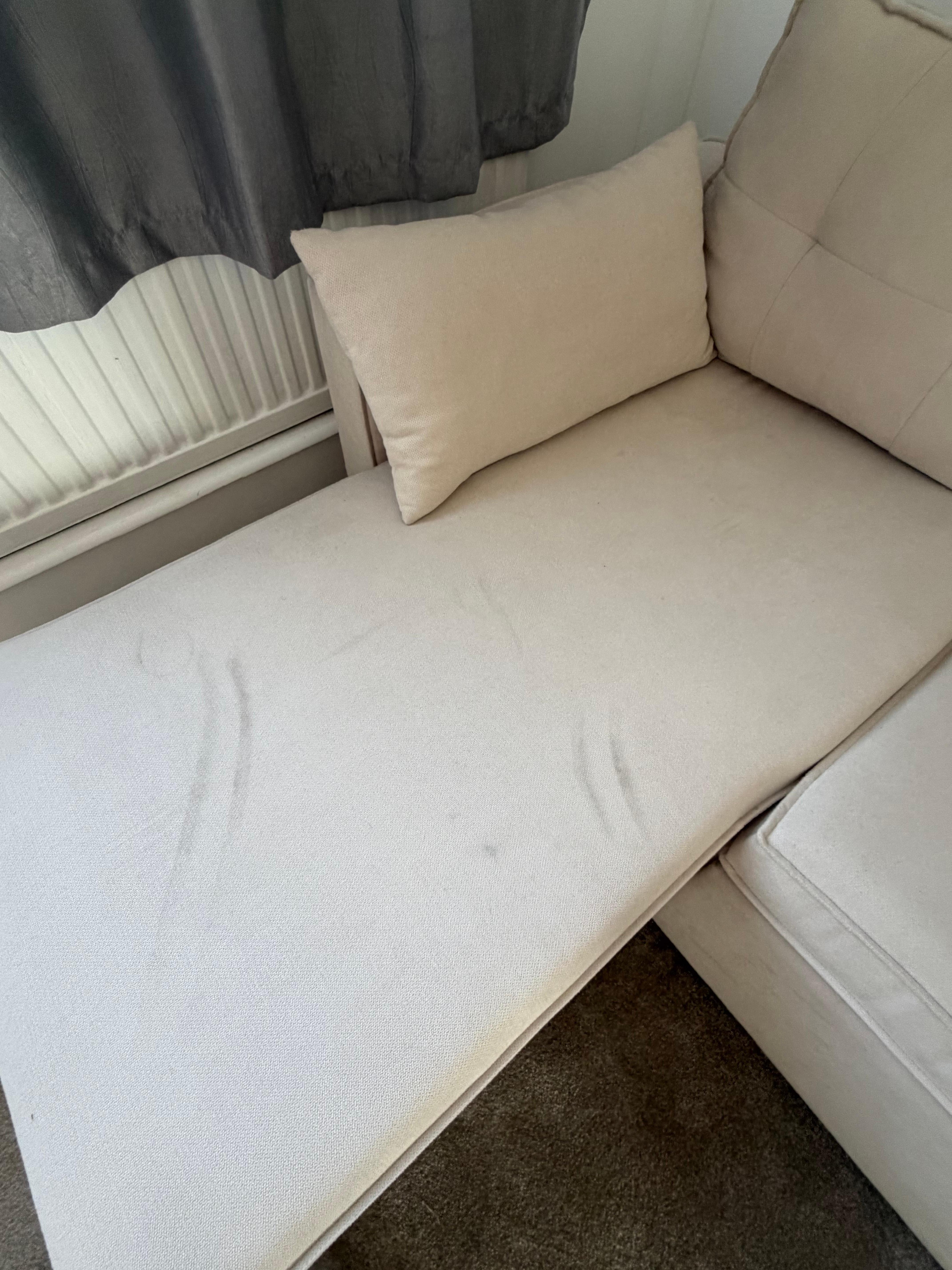 Stains on sofa